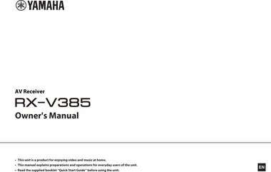 Yamaha RX V385BL
