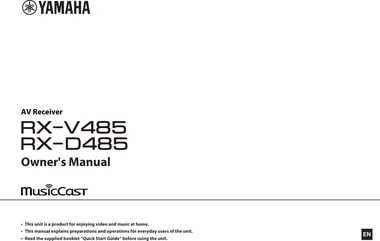 Yamaha RX V485BL